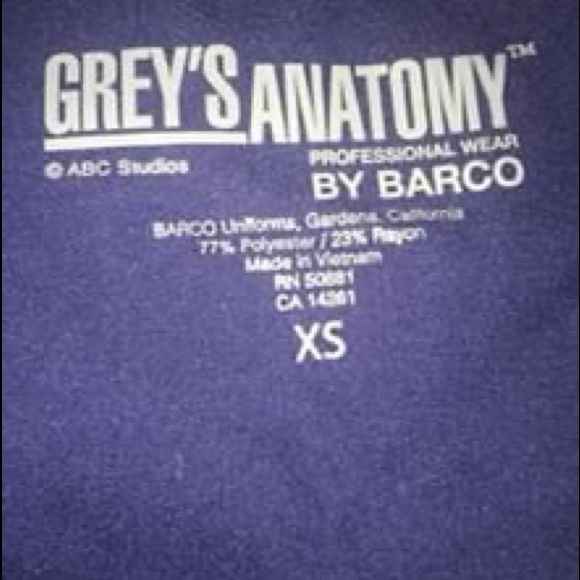 Greys Anatomy brand scrub bottoms - Picture 2 of 2